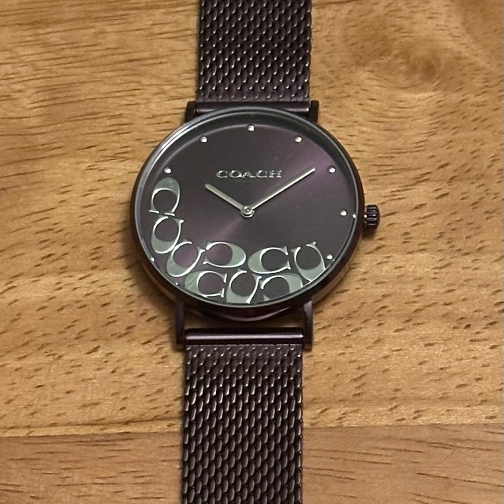 Coach Women's Coach Perry Quartz Black Dial Watch